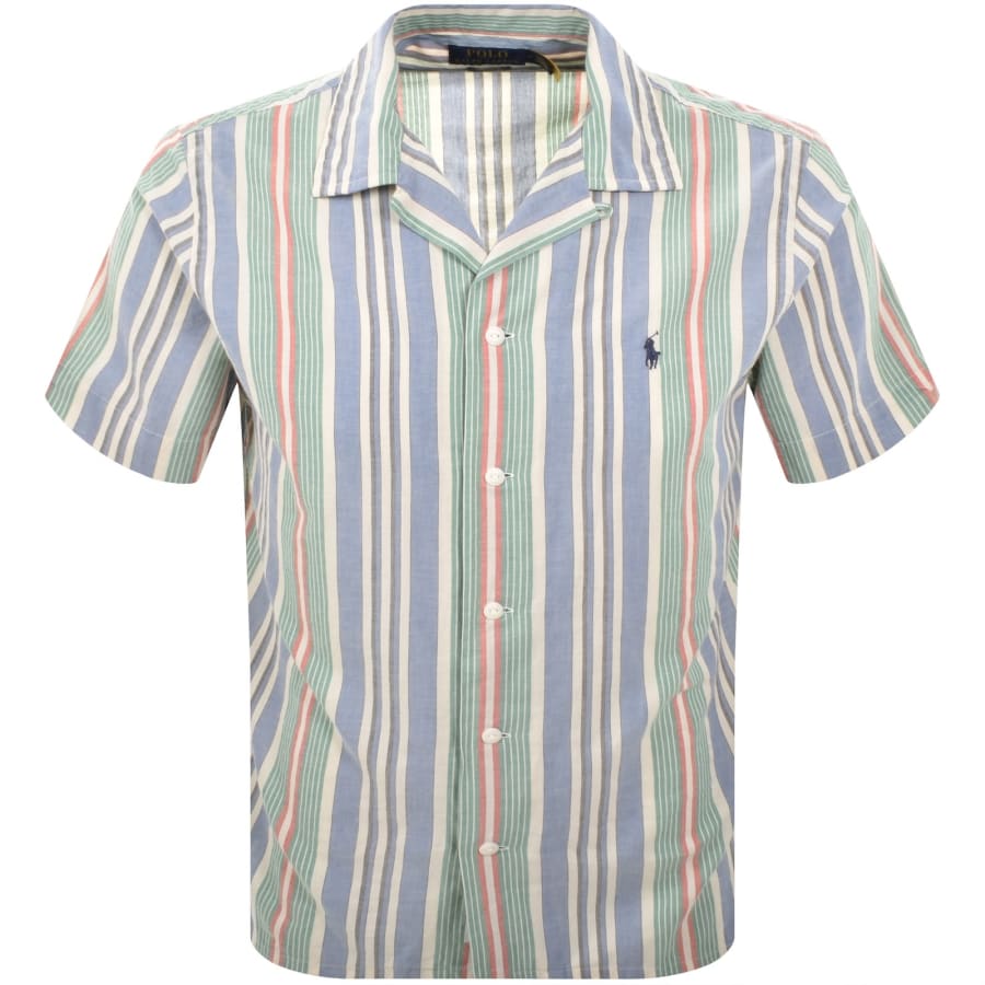 Ralph Lauren Striped Short Sleeve Shirt | Mainline Menswear ca